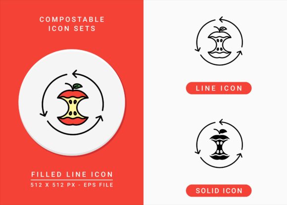 Compostable Icons Set: A Practical Design Resource