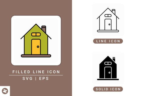 House Icons Set: Enhancing Visual Communication in Design Workflows