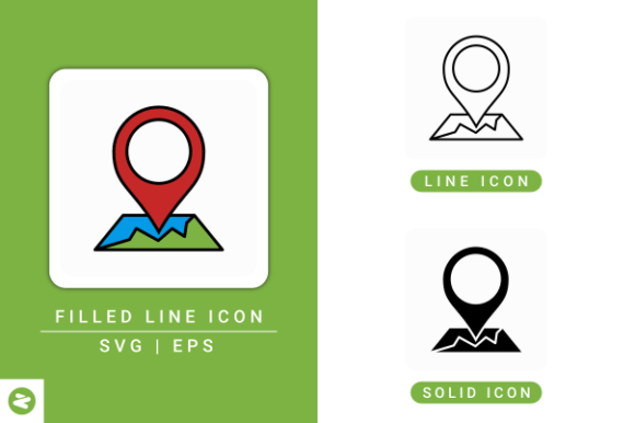 Location Icons Set: Creative Tools for Modern Design Projects