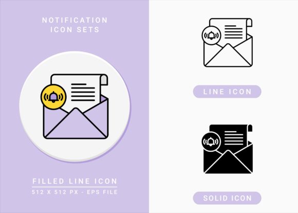 Notification Icons Set: Simple Tools for Clear Digital Communication