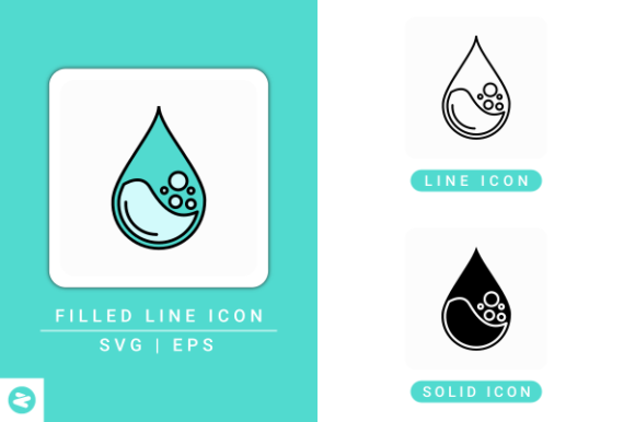 Oil Icons Set: Creative Design Resources for Versatile Projects