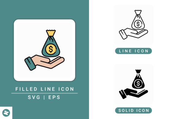 Save Cost Icons Set: Creative Design Resources for Visual Storytelling