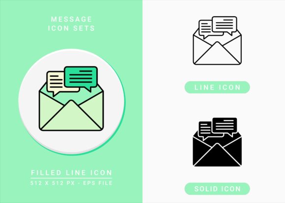 Strategic Value of the Message Icons Set in Modern Digital Communication