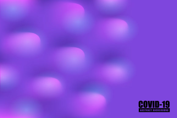 Understanding the Role of Blurred Background Designs for COVID-19 Infographics and Covers